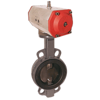 KLP-TA Butterfly Isolating Valve with Electric Actuator